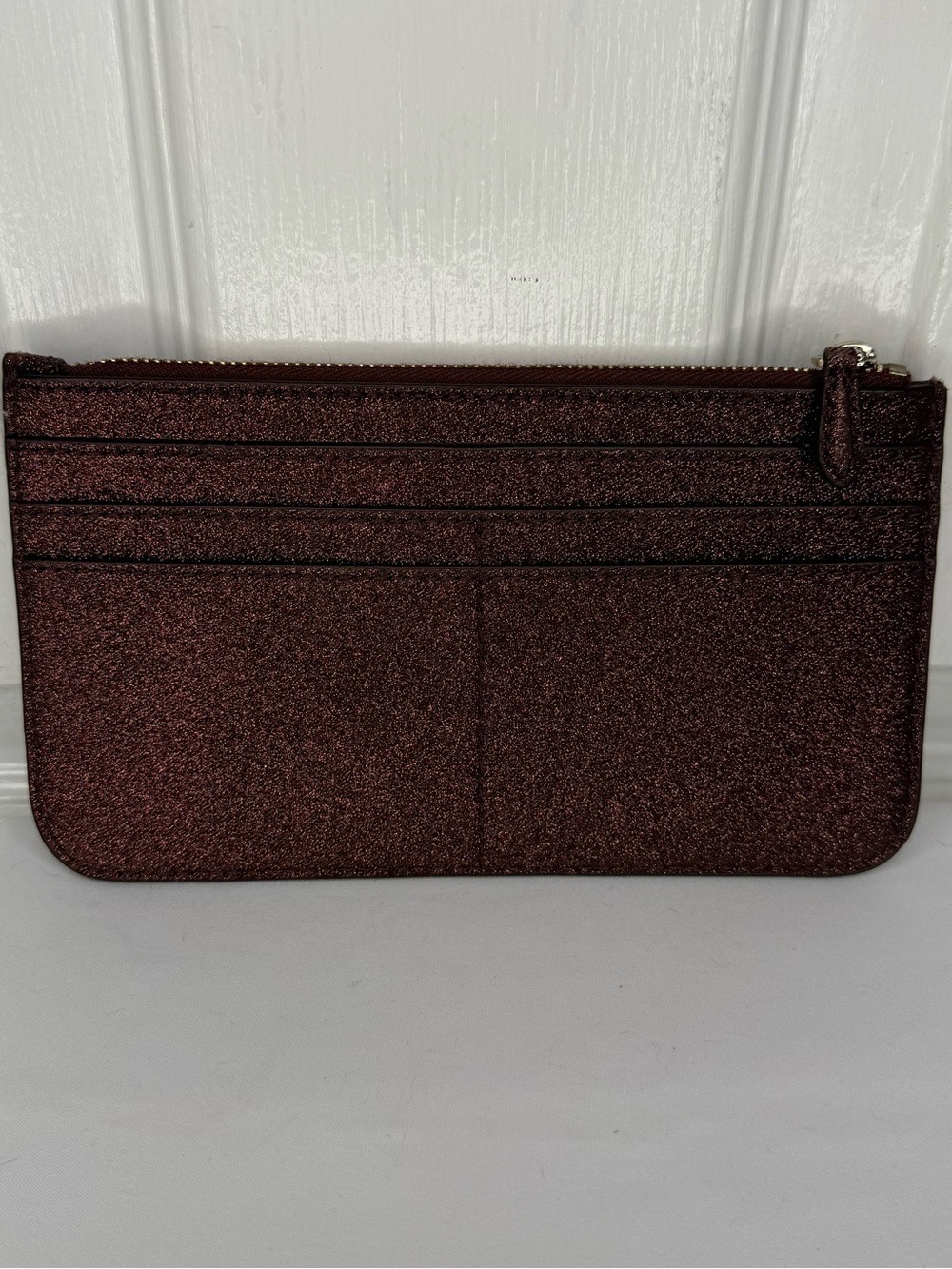 KATE SPADE NEW YORK SHIMMY, GLITTER LARGE SLIM CARD HOLDER